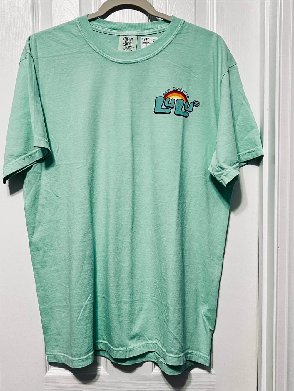 Lucy’s Buffet Lulu's Mint Green Short-Sleeve Logo Tee Unisex